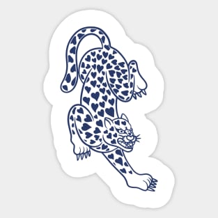 Love leopard Sticker